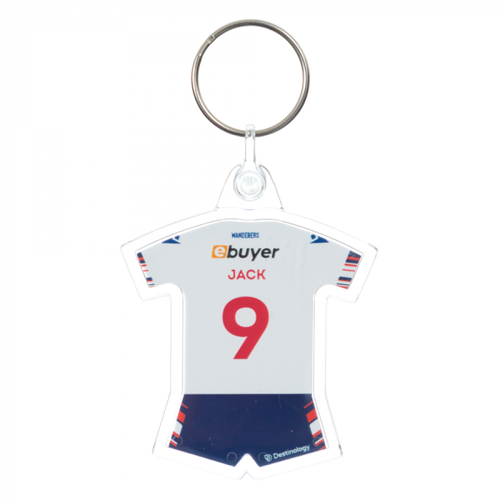 Personalised 25/26 Home Kit Keyring