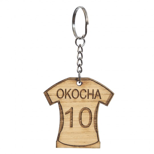 Okocha Wood Keyring