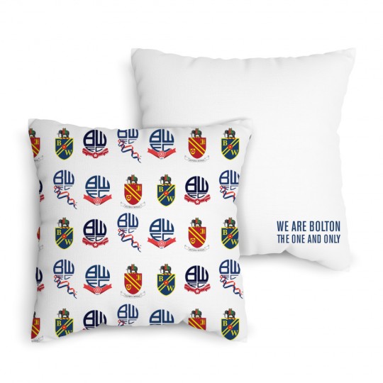 Retro Crests Cushion