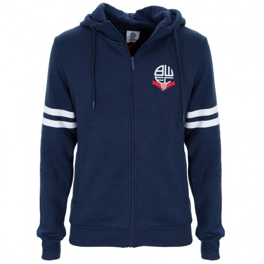 Core Striped Zip Thru Hoodie