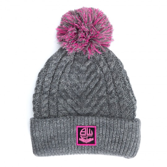 Charcoal Cable Beanie