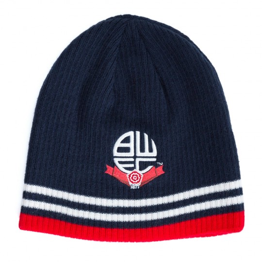 Crest Ribbed Beanie