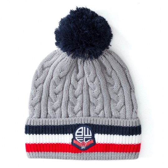 Stripe Cable Beanie