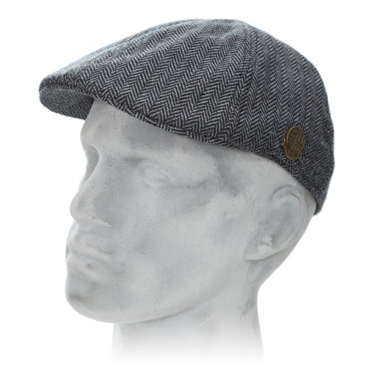 Herringbone Gatsby Flat Cap