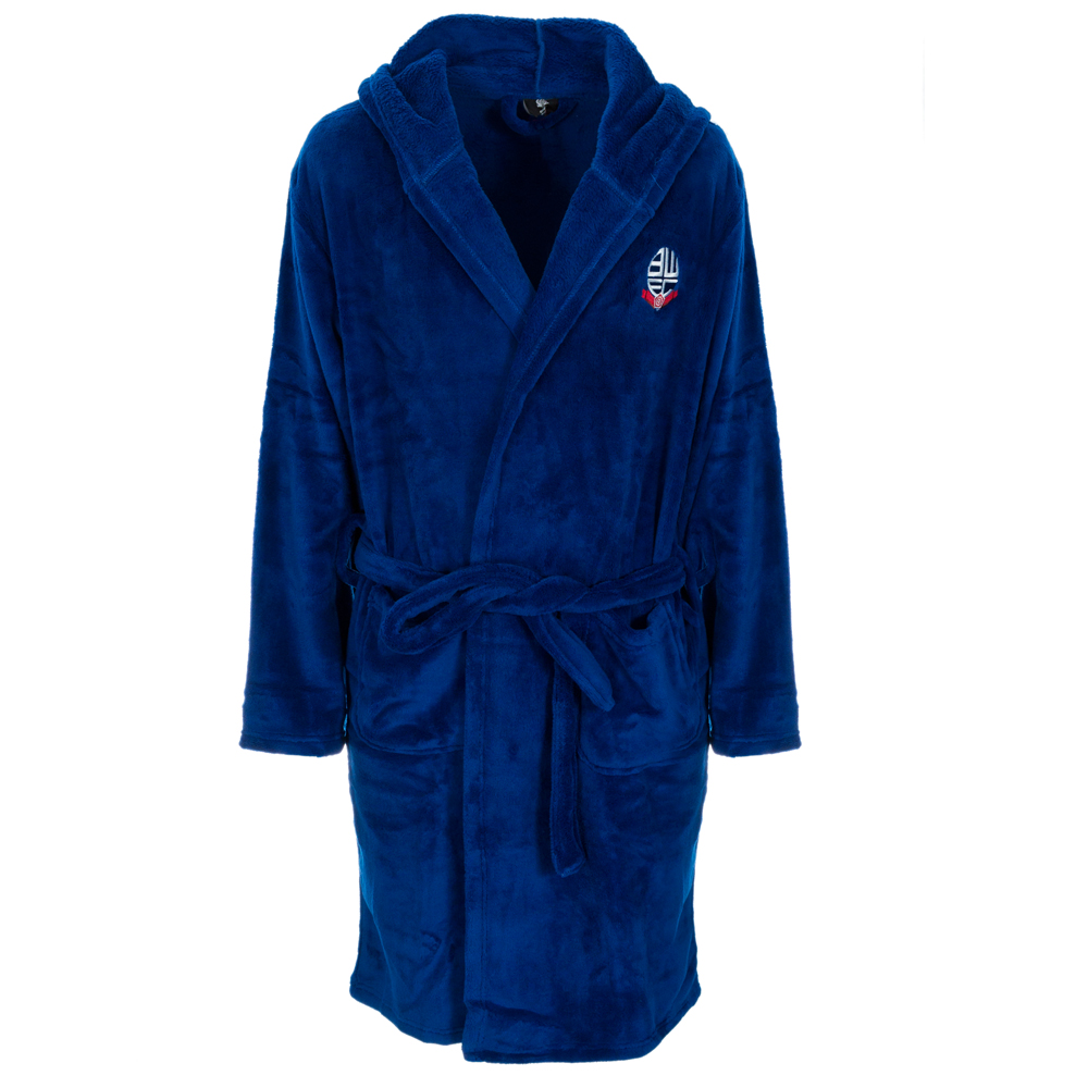 Navy Hooded Dressing Gown Kids