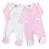 Sleepsuit Pink Twin Pack