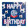 Card Happy Birthday Footballs