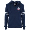 Core Striped Zip Thru Hoodie