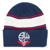 Striped Navy Beanie