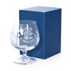 Best Dad Crystal Brandy Glass