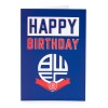 Crest Birthday Card