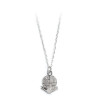 Silver Plated Crest Pendant and Chain