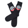 Crest Black Socks
