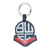 Leather Crest Keyring