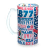 Frosted Stein Glass