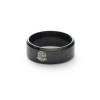 Black Plated Band Ring