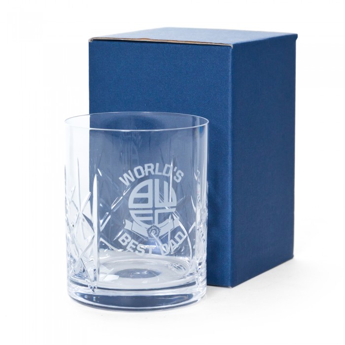 Best Dad Crystal Whisky Glass