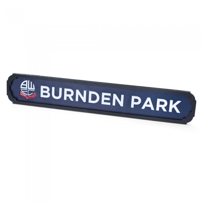 Burnden Park Sign
