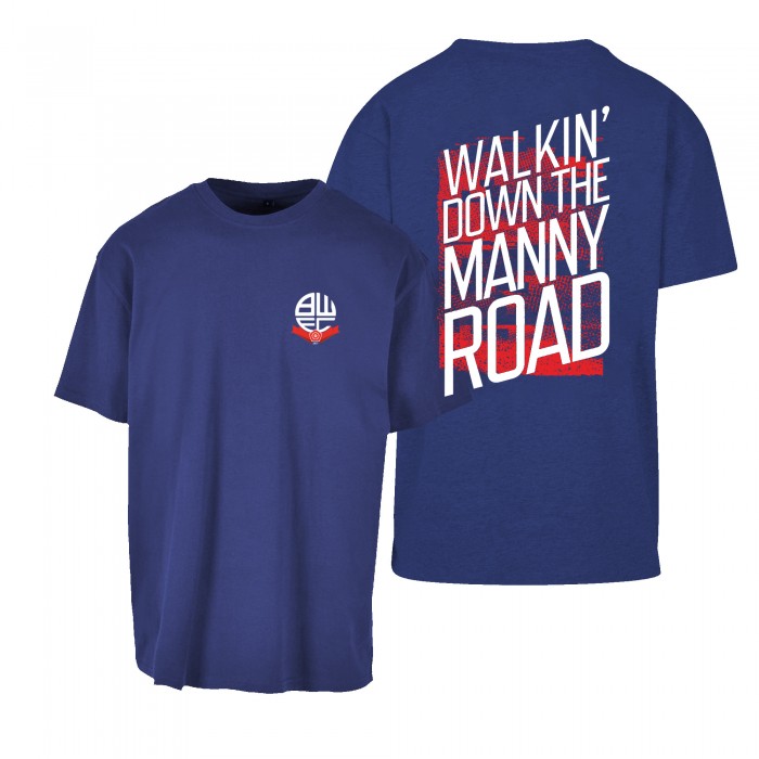 Oversized Walkin down the Manny road T