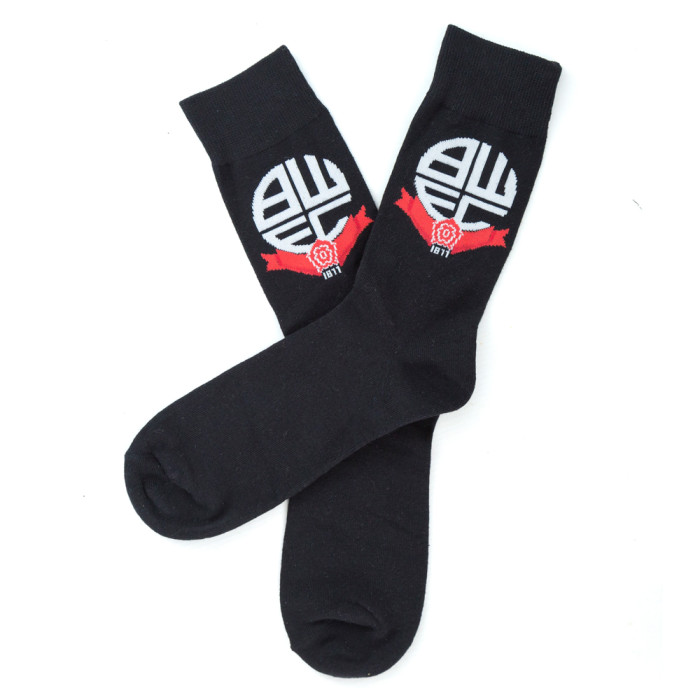 Crest Black Socks
