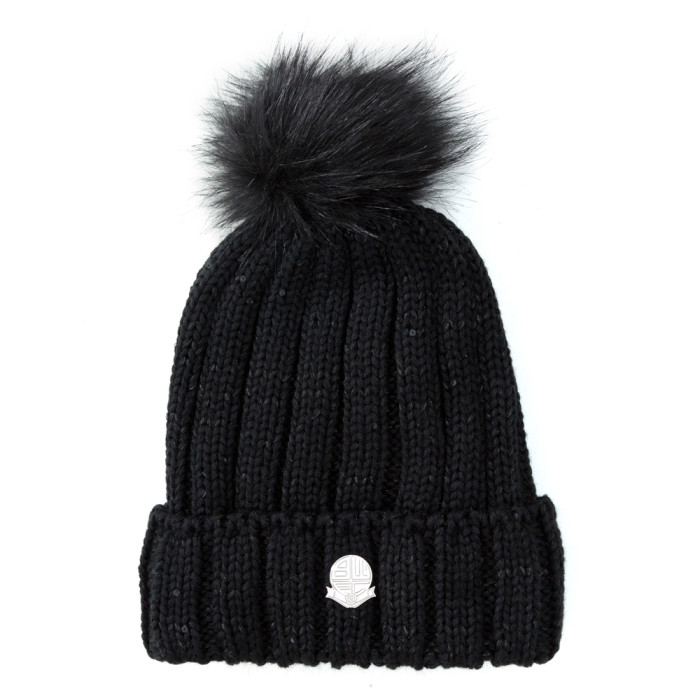 Sequinned Ribbed Beanie