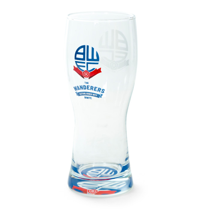 Wanderers Pilsner Pint Glass