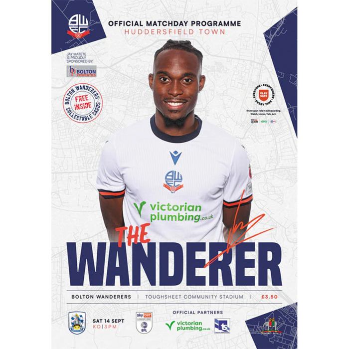 Huddersfield Town Programme 14/9/24