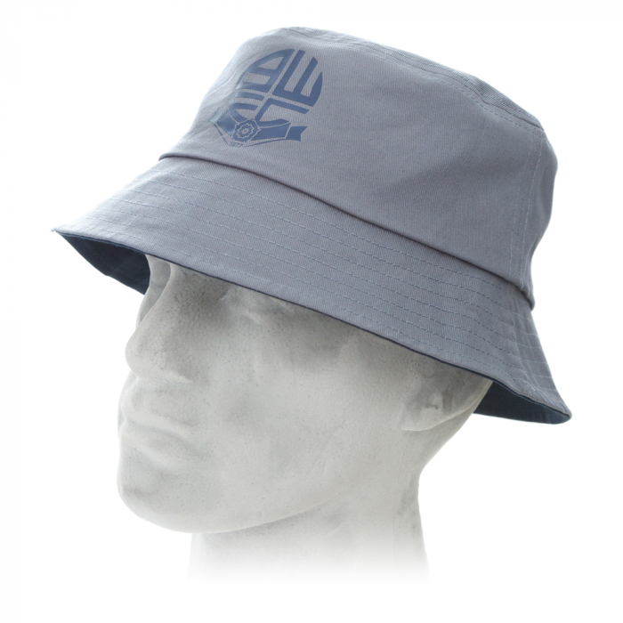 Navy Grey Reversible Bucket Hat 