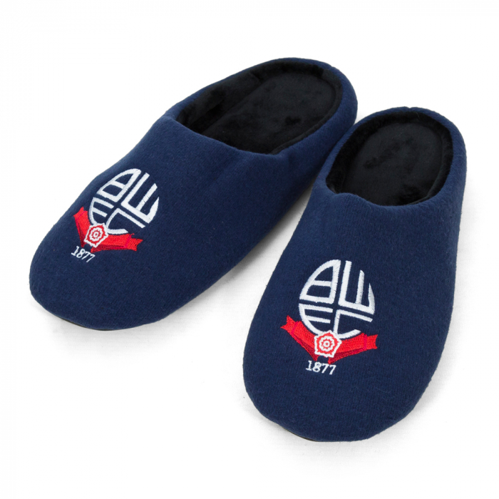 Navy Mule Slippers Kids