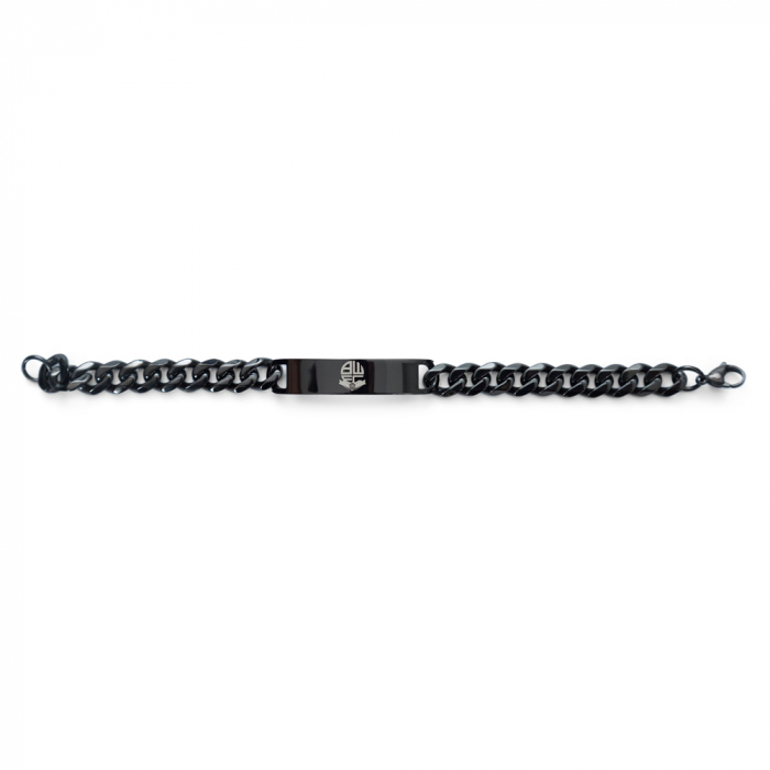 Black Plated Chunky Bracelet